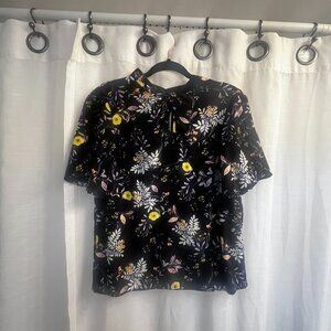 AMOUR VERT | Silk Flower Blouse